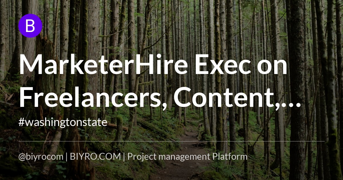 MarketerHire Exec on Freelancers, Content, SEO
