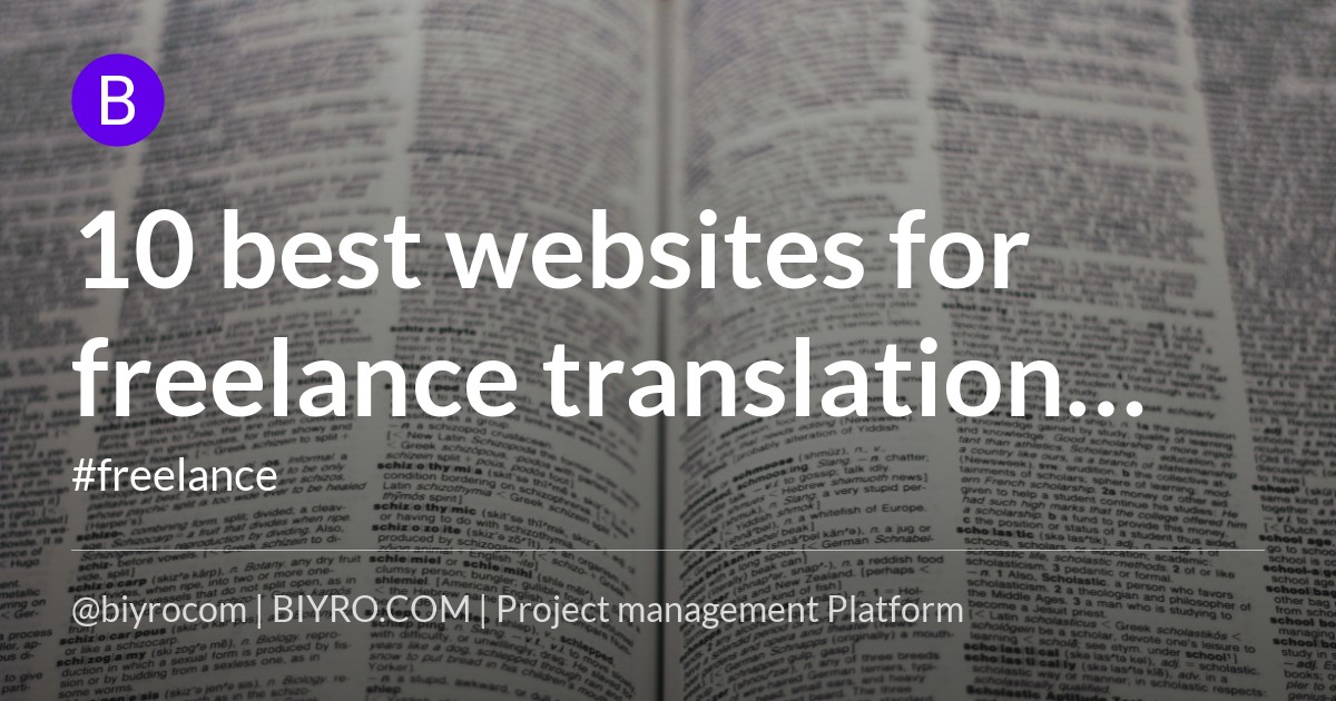 10 best websites for freelance translation jobs