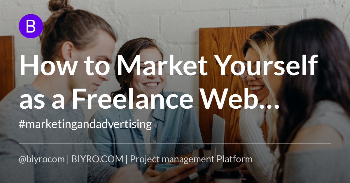 How to Market Yourself as a Freelance Web Developer - JAXenter