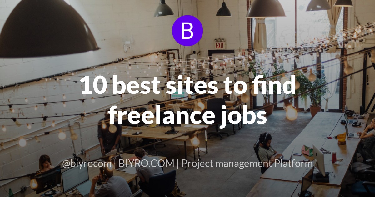 10 best sites to find freelance jobs
