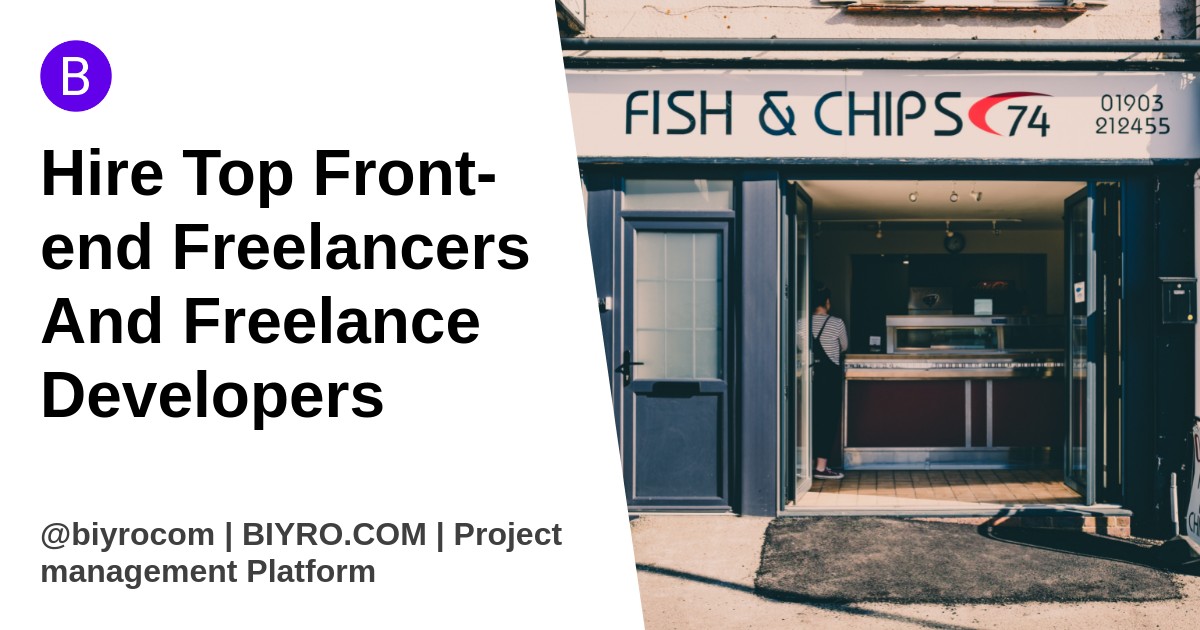 Hire Top Front-end Freelancers And Freelance Developers
